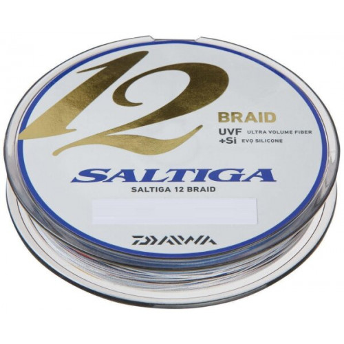 Плетено влакно Daiwa Saltiga 12 Braid UVF + SI – Multicolour 300 м