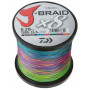 Плетено влакно  Daiwa J-BRAID X8 Multicolor 1500 м