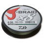 Плетено 8-нишково влакно Daiwa J-Braid 300 м Dark Green