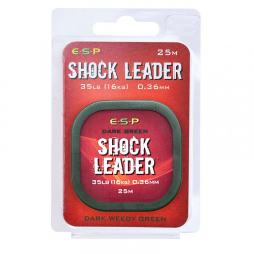 Повод ESP Shock Leader Dark Green