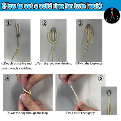 Повод Owner Zaito Jigging Assist Line - PEZ 05