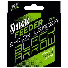 Повод Sensas Black Arrow Shock Leader - 75 м