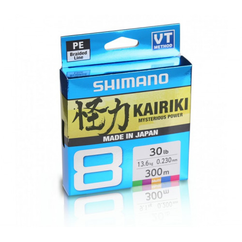 Плетено влакно Shimano Kairiki 8 Multi Colour 300 м