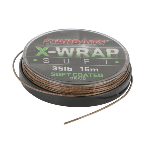 Шаранджийски повод с покритие SB X-Wrap SOFT Coated Braid