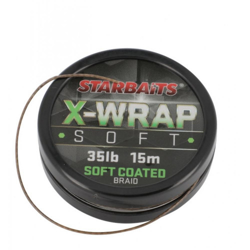 Шаранджийски повод с покритие SB X-Wrap SOFT Coated Braid