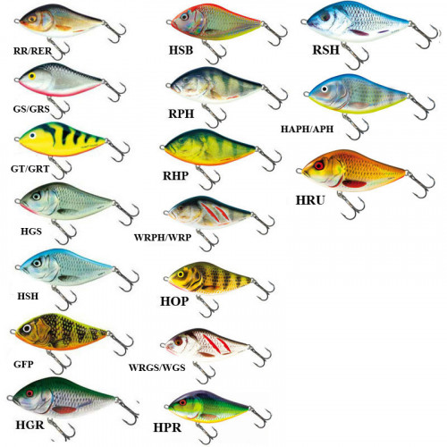 Воблер Salmo Slider 7 потъващ 