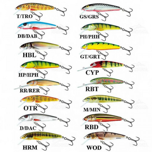 Воблер  Salmo Minnow - потъващ