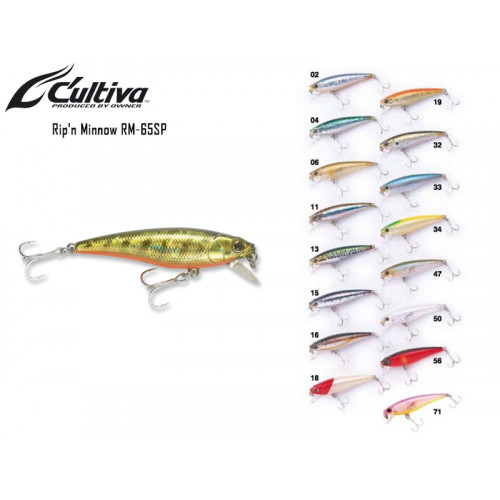 Воблер Owner Cultiva Rip'n Minnow 65 Suspending