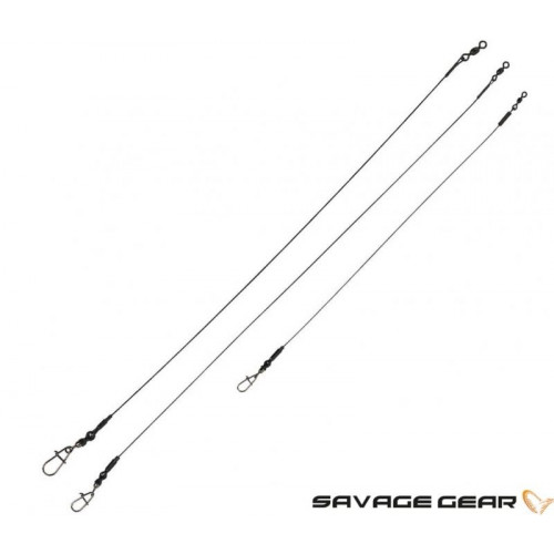  Титаниев повод Savage Gear 1 x 7 Titanium Traces 20 см 0.30 мм 7 кг