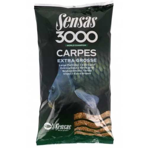 Захранка Sensas 3000 Carp Extra Gross (шаран)