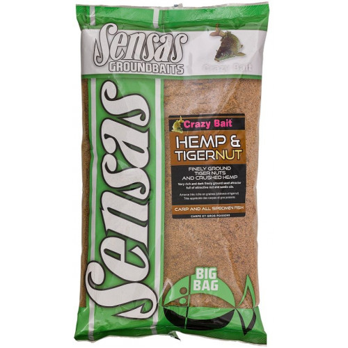 Захранка Sensas Crazy Bait - Hemp & Tiger Mix 2 кг