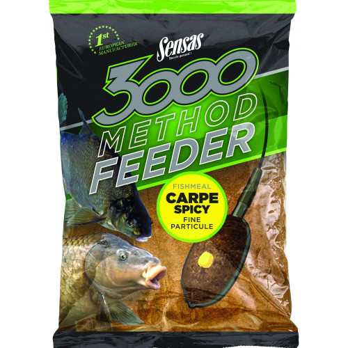 Захранка Sensas Method Feeder Fishmeal Carp Spicy